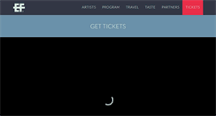 Desktop Screenshot of electricfestival.com