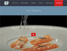 Tablet Screenshot of electricfestival.com